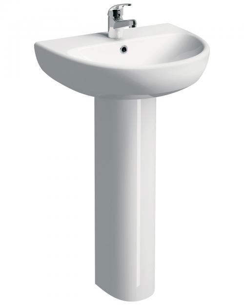 E100 Round Washing Basin And Pedestal