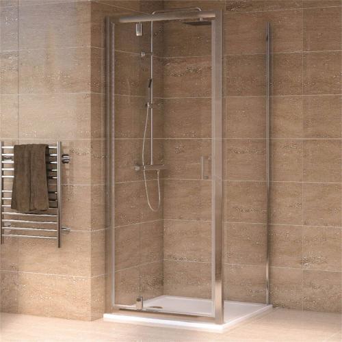 Aqualux Pivot  Door Shower Enclosure, Square  800x800mm