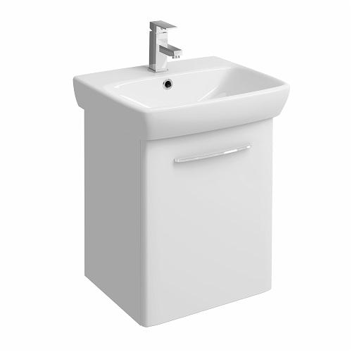 E100 Vanity Unit For Washbasin 550x440mm - White Gloss