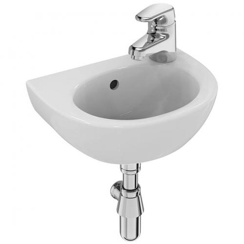 Sandringham Basin 350mmx290mm, And Chrome Bottle Trap, Right Hand Tap Hole