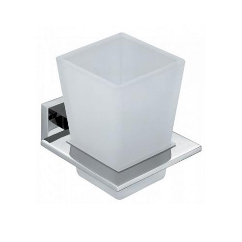Frosted Glass Tumbler Holder