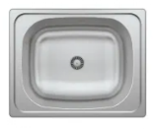 May Stainless Kitchen Sink Single Bowl (square) 500 X 400mm With Waste And Bottle Trap-cabinet